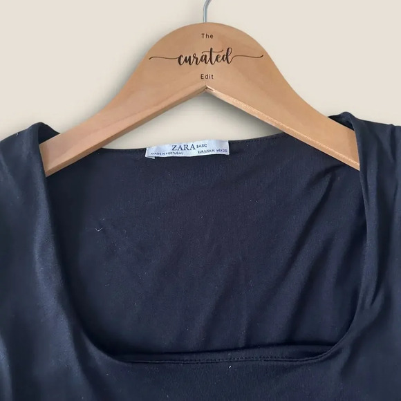 Zara | Basic Black Blouse | Size M - Picture 3 of 5